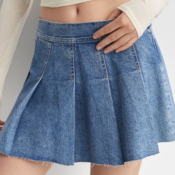 Mango - Denim mini-skirt - Picture 1 of 3